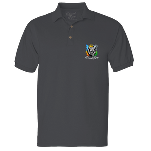 Element Kings Embroidered Dark Grey Polo T-Shirt