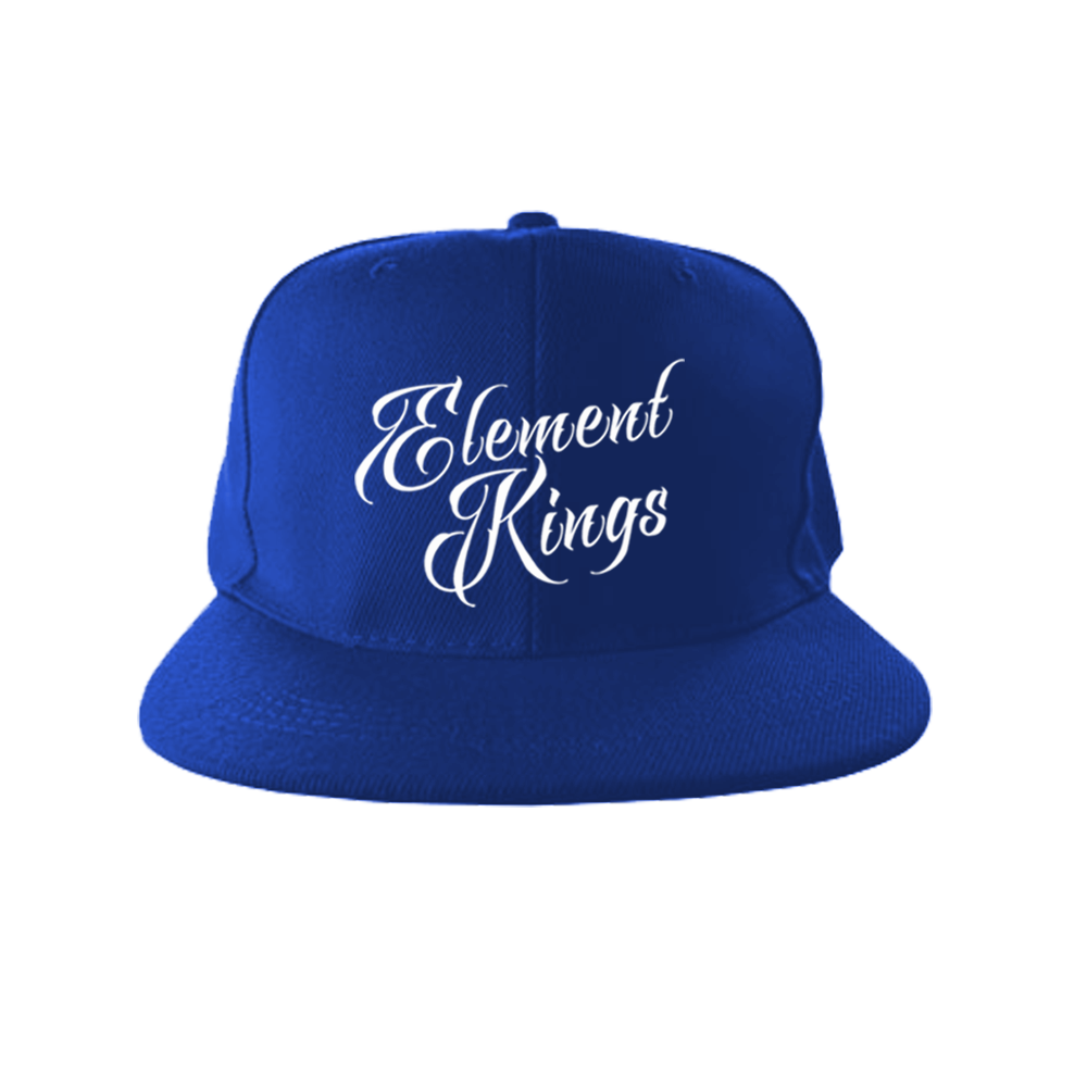 3D Script Royal Blue Snapback Hat