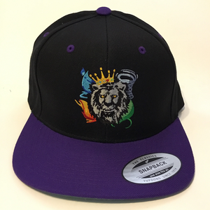 Element Kings Black Purple Snapback Hat