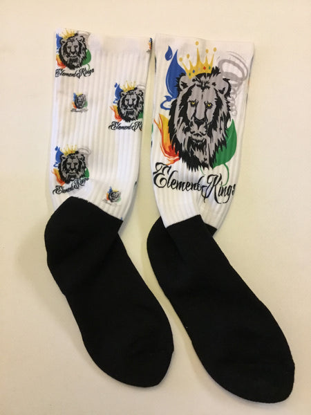 Element Kings Logo Socks w/Black Bottom